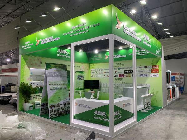 Mẫu thiết kế booth gian hàng 6x6