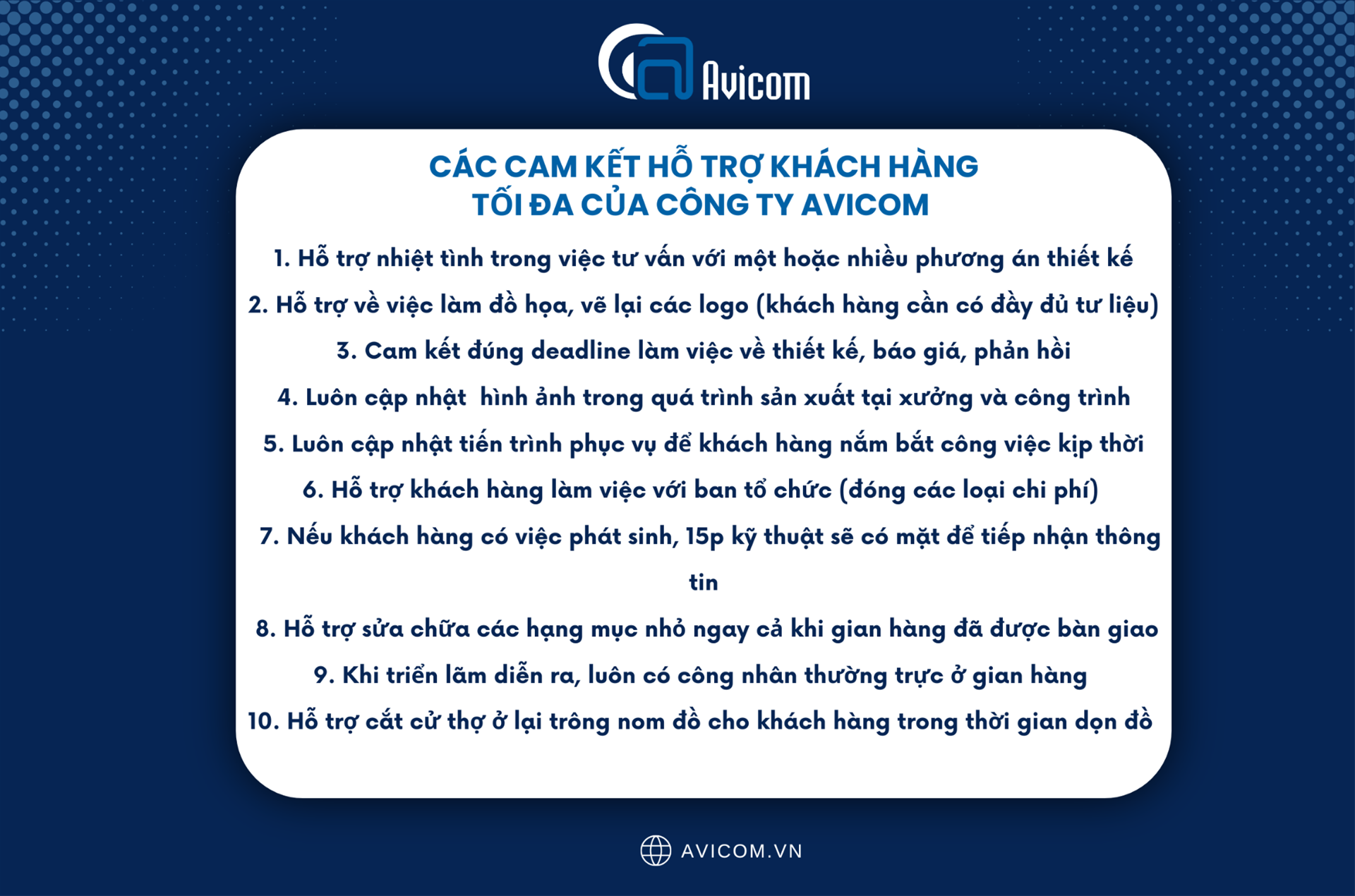 Phục Vụ Khách Hàng Tận Tâm