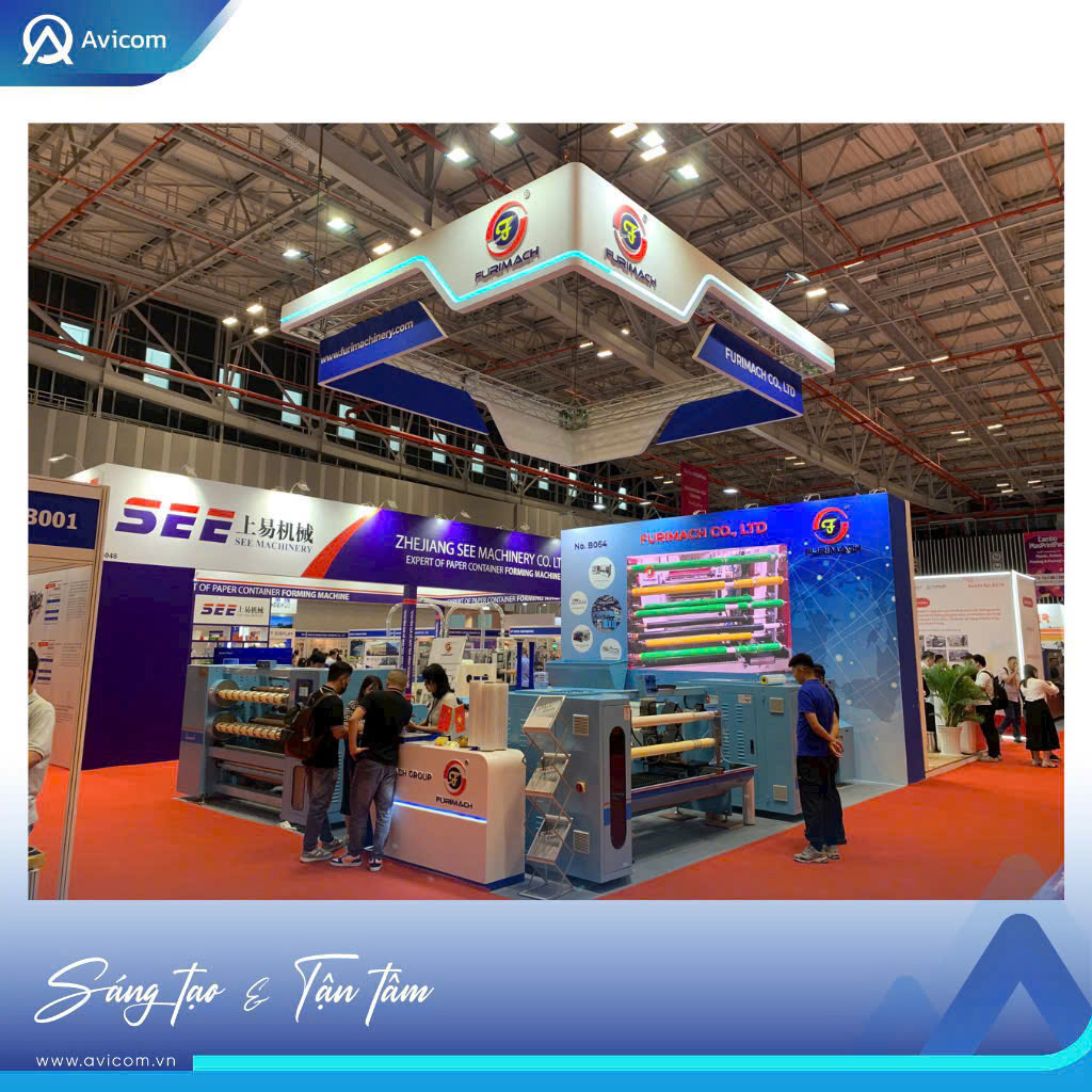 Avicom thiết kế tại Triển lãm VietNam Printpack