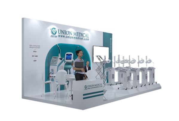 Booth trưng bày sản phẩm nhằm quảng bá thương hiệu