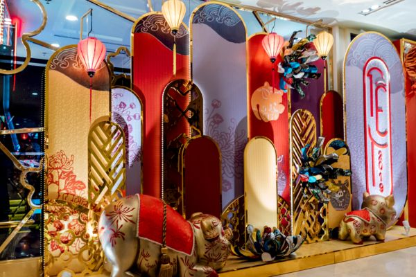 Tham khảo ý tưởng trang trí gian hàng hội chợ tết độc đáo, thu hút&nbsp;