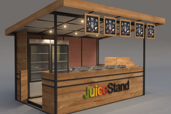 ý tưởng thiết kế gian hàng ẩm thực hội chợ đáng tham khảo&nbsp;mẫu số 3